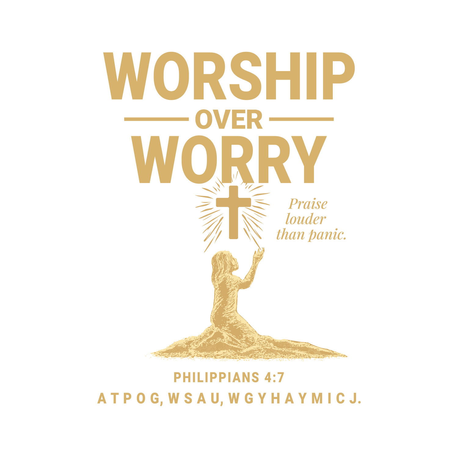 Rest → Worship quiets your restless heart