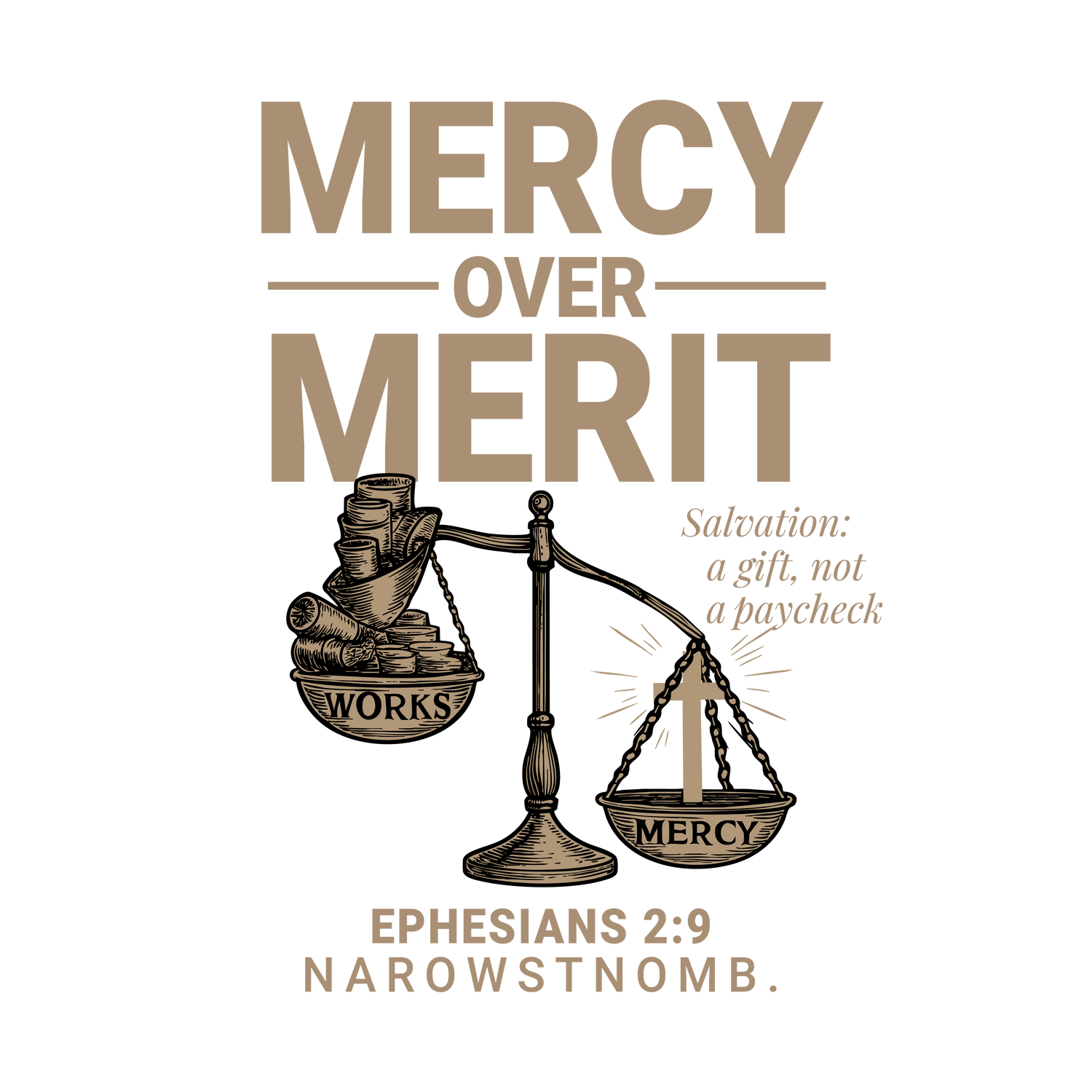 Receive → Mercy saves you by grace.