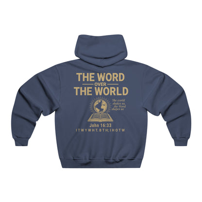The Word Over the World Hoodie | Men’s Christian Sweatshirt | Faith-Based Apparel & Everyday Comfort