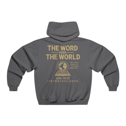 The Word Over the World Hoodie | Men’s Christian Sweatshirt | Faith-Based Apparel & Everyday Comfort