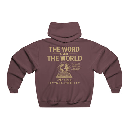 The Word Over the World Hoodie | Men’s Christian Sweatshirt | Faith-Based Apparel & Everyday Comfort