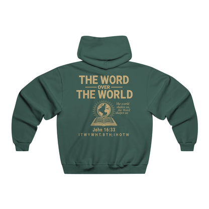The Word Over the World Hoodie | Men’s Christian Sweatshirt | Faith-Based Apparel & Everyday Comfort